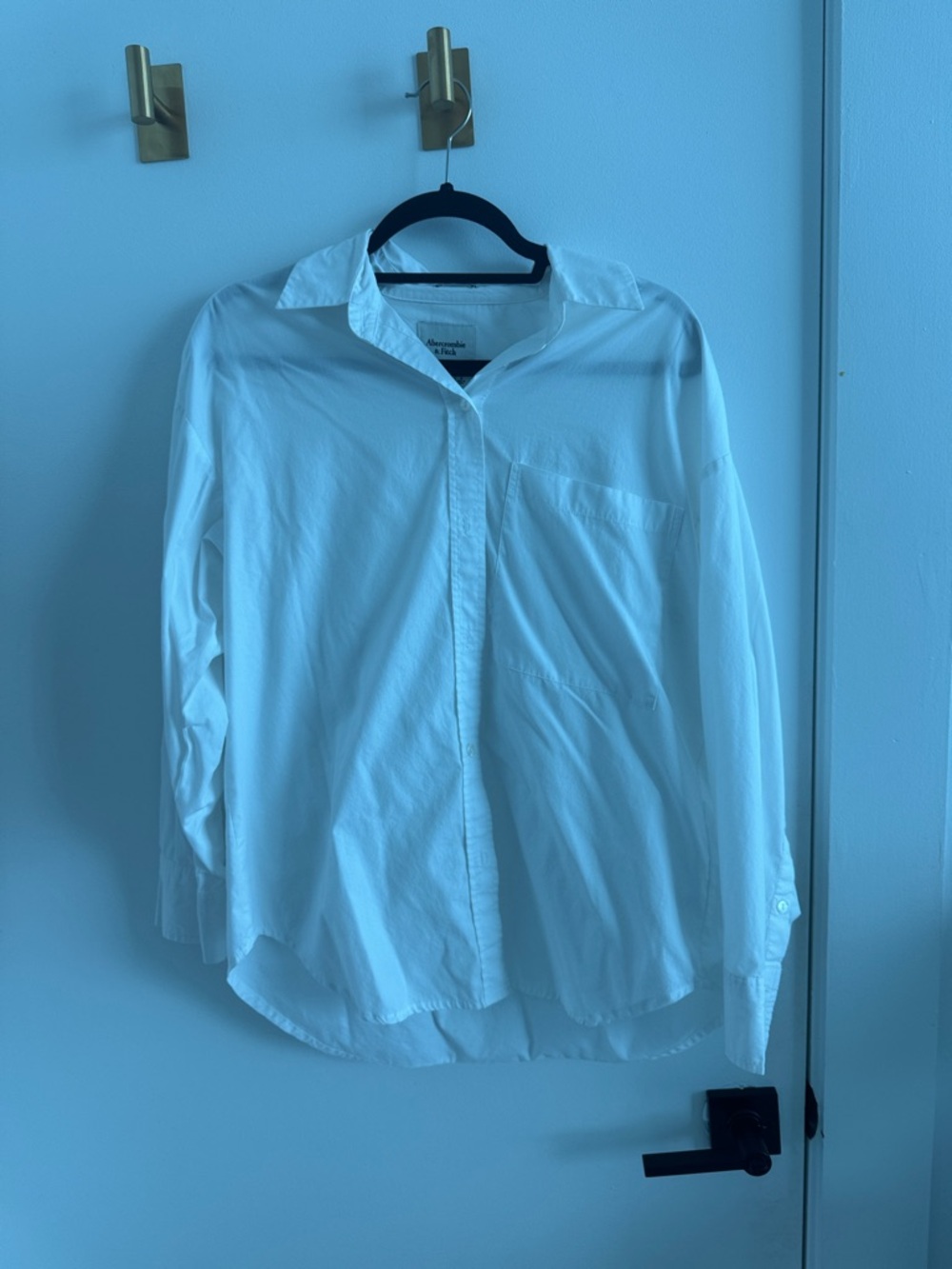 Abercrombie & Fitch White Women's Button-Up Blouse